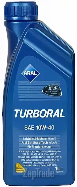 Купить моторное масло Aral Turboral Минеральное | Артикул 22007