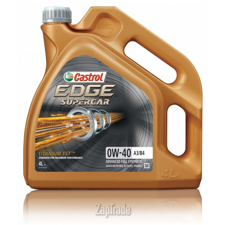 Купить моторное масло Castrol EDGE SUPERCAR TITANIUM FST Синтетическое | Артикул 15B6BF