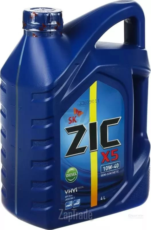 Купить моторное масло Zic X5 Diesel Полусинтетическое | Артикул 162660