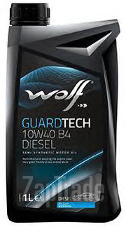Купить моторное масло Wolf GUARDTECH 10W40 B4 DIESEL Полусинтетическое | Артикул 8303517