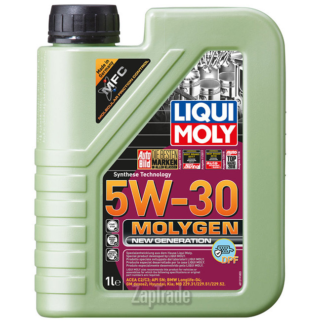 Купить моторное масло Liqui moly Molygen New Generation DPF Синтетическое | Артикул 21224