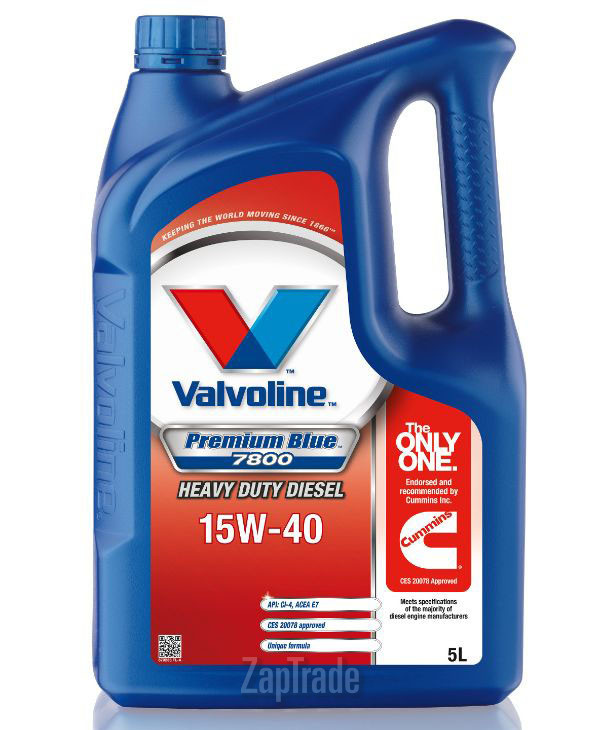 Купить моторное масло Valvoline Premium Blue 7800 Синтетическое | Артикул 870236
