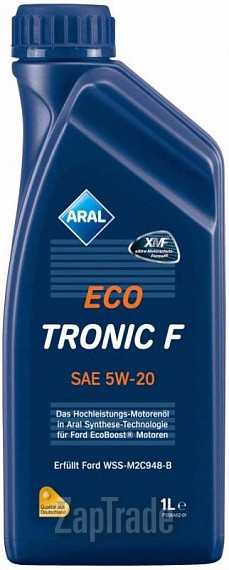 Купить моторное масло Aral EcoTronic F Синтетическое | Артикул 15318F