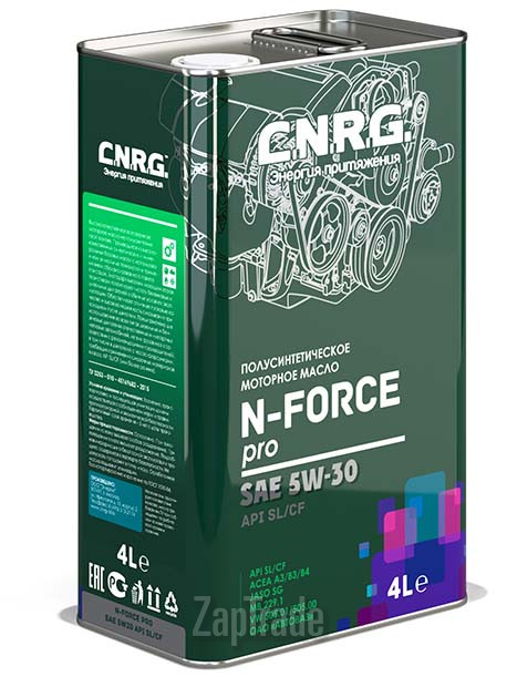 Купить моторное масло C.n.r.g. N-Force Pro Полусинтетическое | Артикул CNRG-015-0004