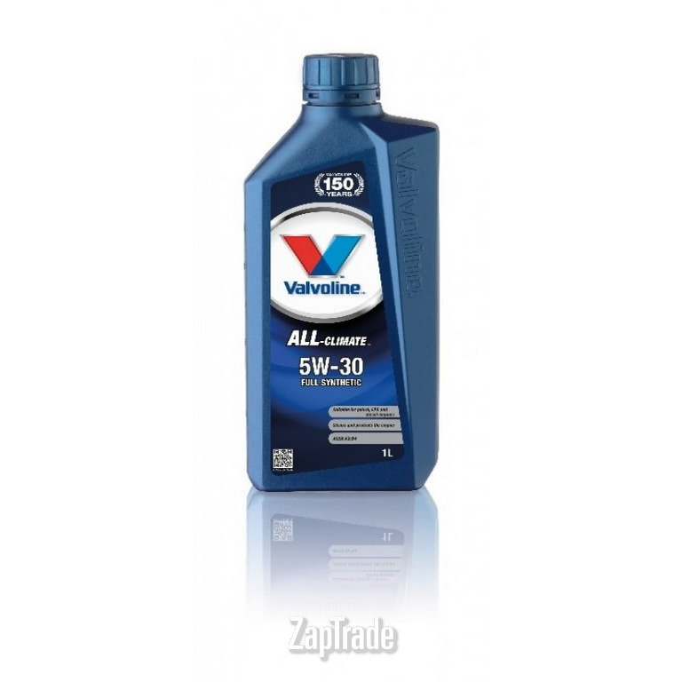 Купить моторное масло Valvoline ALL CLIMATE 5W-30, 1л Синтетическое | Артикул 872288