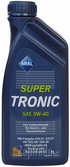 Купить моторное масло Aral SuperTronic Синтетическое | Артикул 14F800