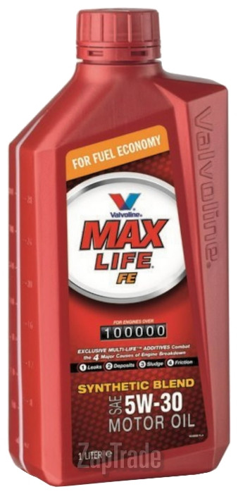 Купить моторное масло Valvoline MAXLIFE FE SAE 5W-30, 1л Полусинтетическое | Артикул 822953