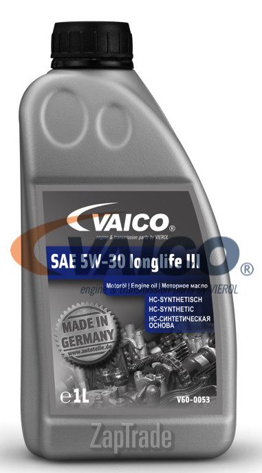 Купить моторное масло Vaico SAE 5W-30 longlife III Синтетическое | Артикул V60-0053