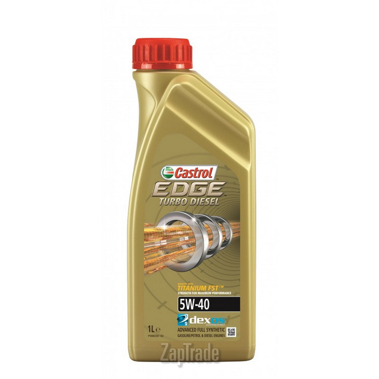 Купить моторное масло Castrol EDGE Turbo Diesel TITANIUM FST Синтетическое | Артикул 15BB03