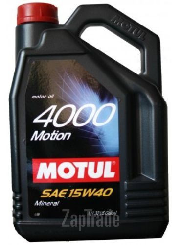 Купить моторное масло Motul 4000 MOTION Минеральное | Артикул 100294
