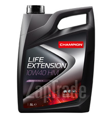 Купить моторное масло Champion oil LIFE EXTENSION 10W40 HM Полусинтетическое | Артикул 8202612
