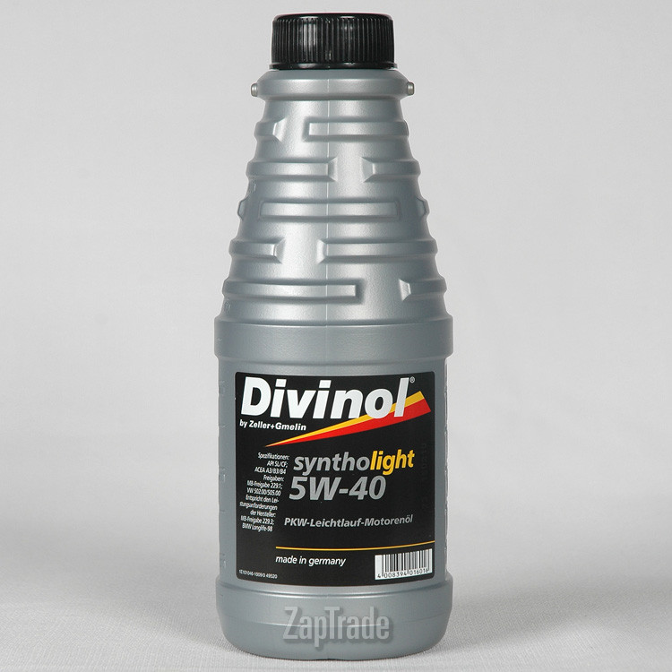 Купить моторное масло Divinol Syntholight 5W-40 Синтетическое | Артикул 49520-C069