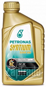 Купить моторное масло Petronas Syntium 5000 RN 5W-30 Синтетическое | Артикул 18321619