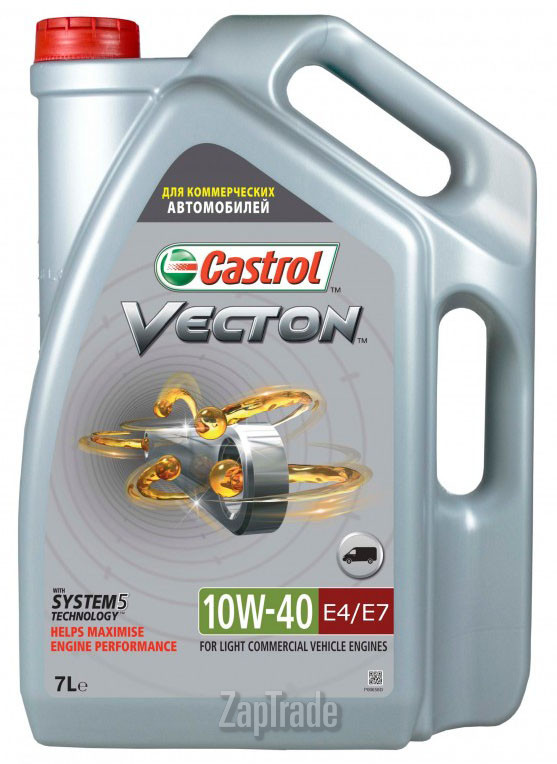 Купить моторное масло Castrol Vecton Полусинтетическое | Артикул 15BA42