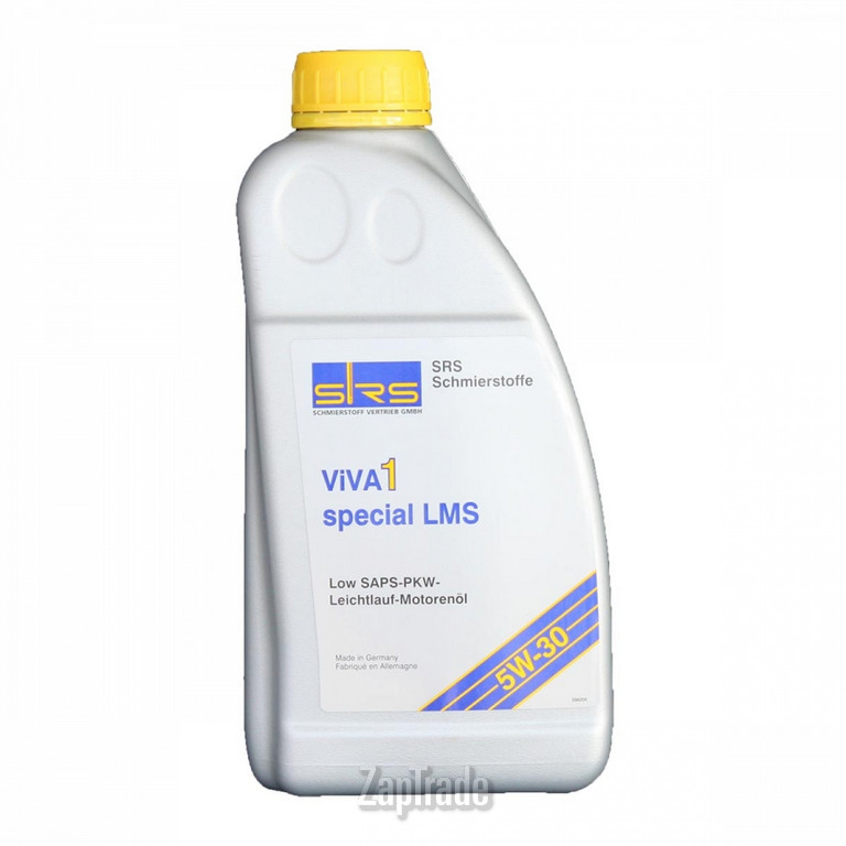 Купить моторное масло Srs VIVA 1 special LMS 5W-30 Синтетическое | Артикул 4033885001011