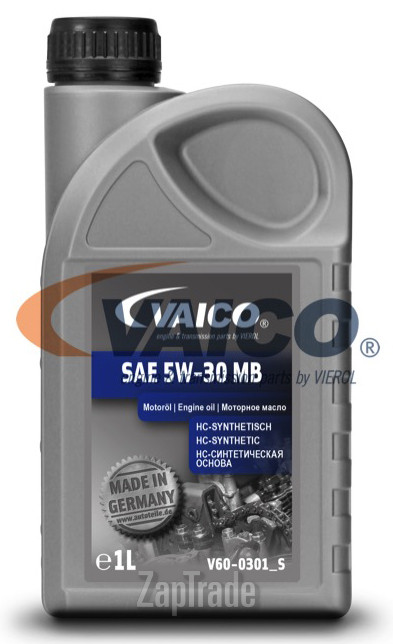 Купить моторное масло Vaico SAE 5W-30 MB Синтетическое | Артикул V60-0301_S