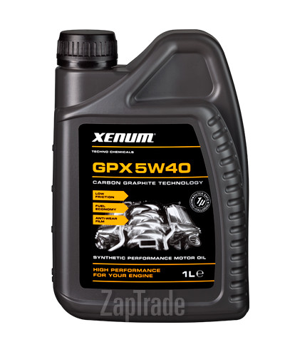 Купить моторное масло Xenum GPX 5W40 с микрографитом Синтетическое | Артикул 1136001