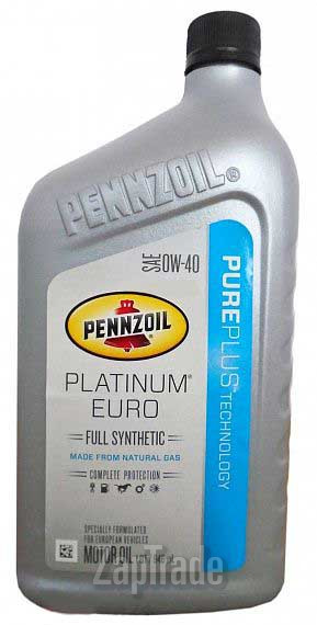 Купить моторное масло Pennzoil Platinum Euro Синтетическое | Артикул 550036272