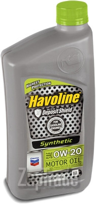 Купить моторное масло Chevron HAVOLINE SYNTHETIC M/O Синтетическое | Артикул 223389729