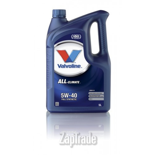 Купить моторное масло Valvoline ALL CLIMATE DIESEL C3 5W-40, 5л Полусинтетическое | Артикул 872277