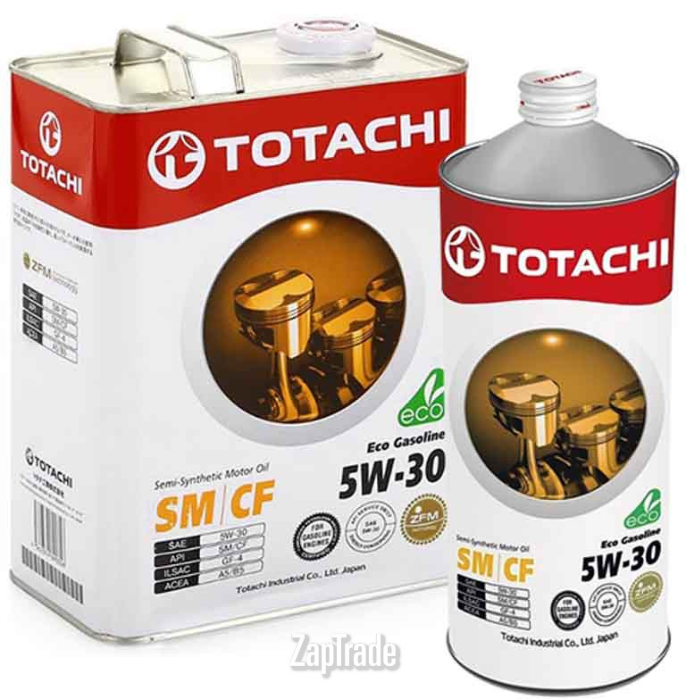 Купить моторное масло Totachi Eco Gasoline Semi-Synthetic SM/CF 5W-30 (акция 4+1=5л) Полусинтетическое | Артикул A4562374690356