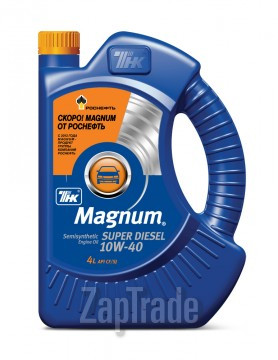 Купить моторное масло Тнк Magnum Super Diesel 10W-40 Полусинтетическое | Артикул 40612642