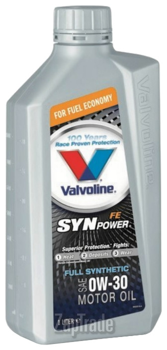 Купить моторное масло Valvoline SYNPOWER FE SAE 0W-30, 1л Синтетическое | Артикул 817976