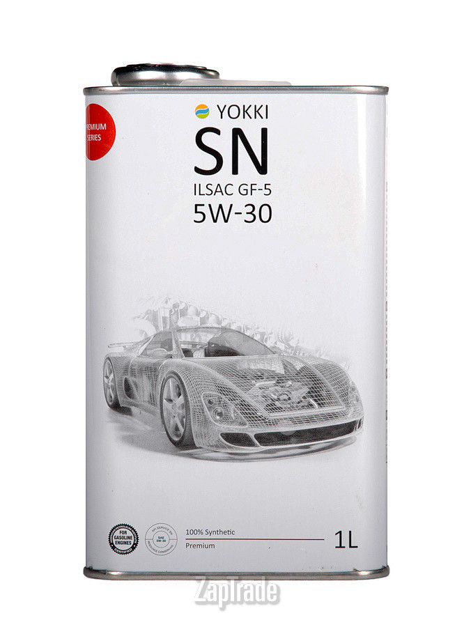 Купить моторное масло Yokki SAE 5W30 API SN Premium Синтетическое | Артикул YFS530SN1