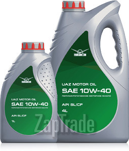 Купить моторное масло Uaz Motor Oil 10W-40 Полусинтетическое | Артикул 000101-0041040-01