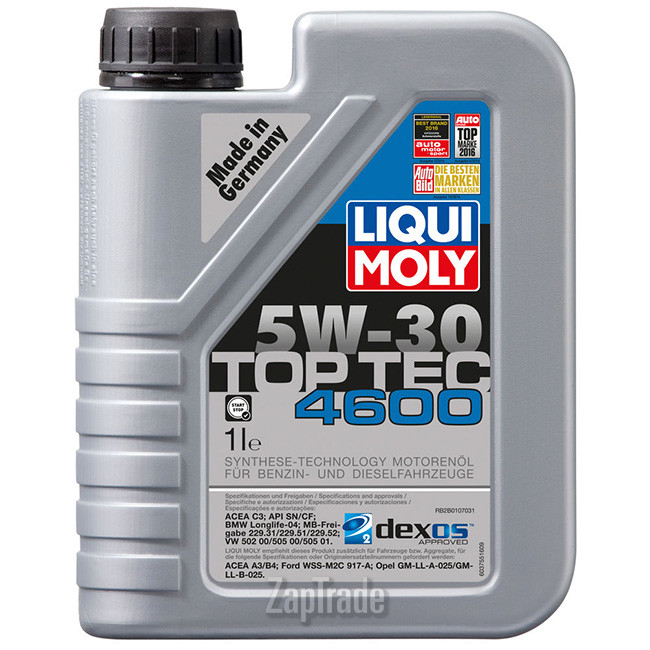 Купить моторное масло Liqui moly Top Tec 4600 Синтетическое | Артикул 8032