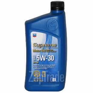 Купить моторное масло Chevron SUPREME HI MI MOTOR OIL Полусинтетическое | Артикул 01020103