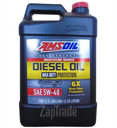 Купить моторное масло Amsoil Signature Series Max-Duty Synthetic Diesel Oil Синтетическое | Артикул DEO1G