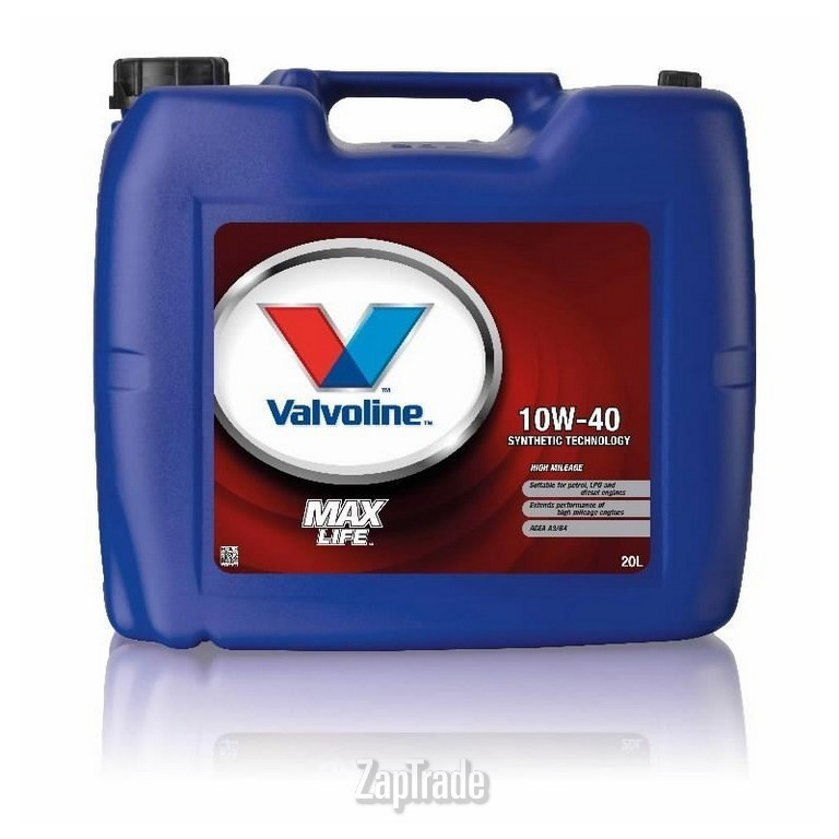 Купить моторное масло Valvoline MAXLIFE SAE 10W-40, 20 л Полусинтетическое | Артикул VE17906