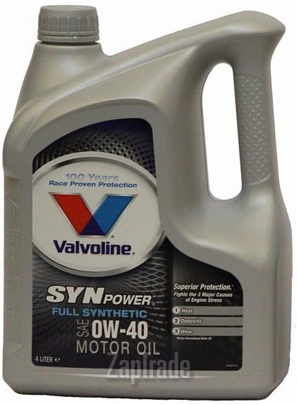 Купить моторное масло Valvoline SynPower Синтетическое | Артикул 872588