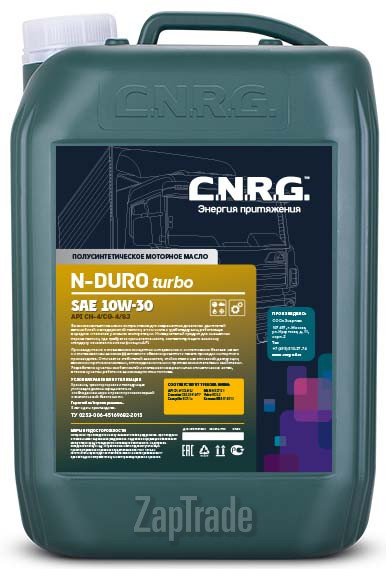 Купить моторное масло C.n.r.g. N-Duro Turbo Полусинтетическое | Артикул CNRG-031-0010