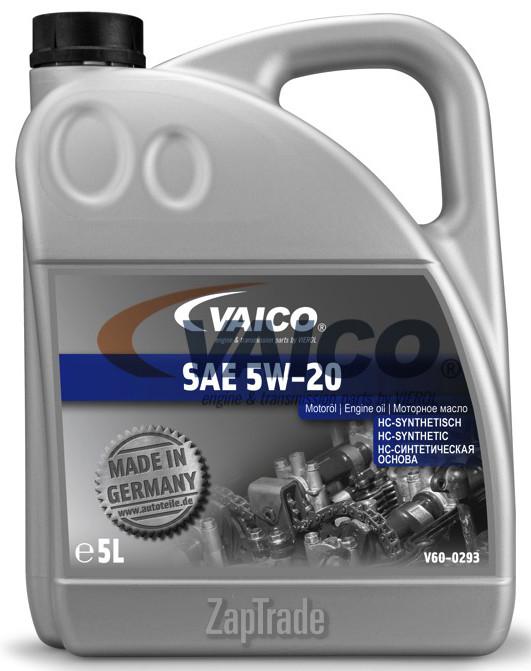 Купить моторное масло Vaico SAE 5W-20 Синтетическое | Артикул V60-0293