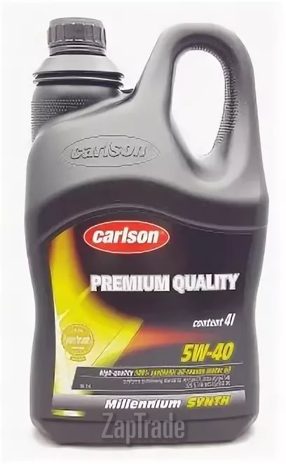 Купить моторное масло Carlson oil Millenium Synth Синтетическое | Артикул 98110