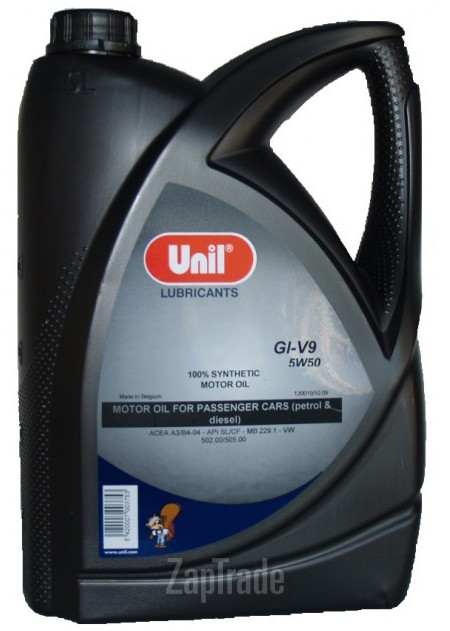 Купить моторное масло Unil GI-V9 5W50 Синтетическое | Артикул 5420007003753