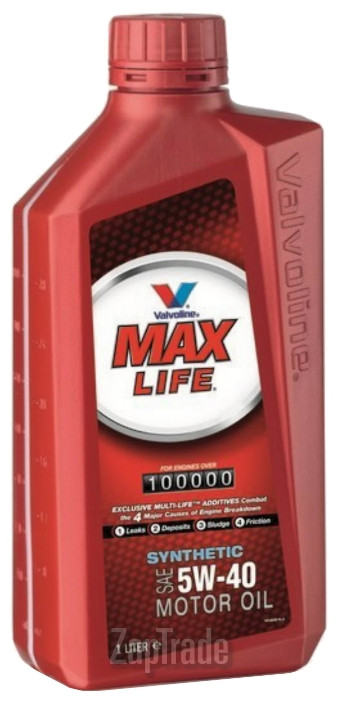 Купить моторное масло Valvoline MAXLIFE SAE 5W-40, 1л Синтетическое | Артикул 872363