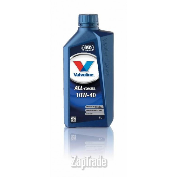 Купить моторное масло Valvoline ALL CLIMATE EXTRA 10W-40, 1л Полусинтетическое | Артикул 872779