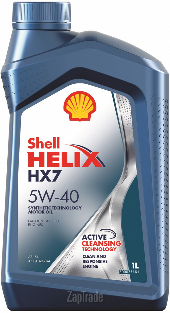 Купить моторное масло Shell Helix HX7 Полусинтетическое | Артикул 550040340