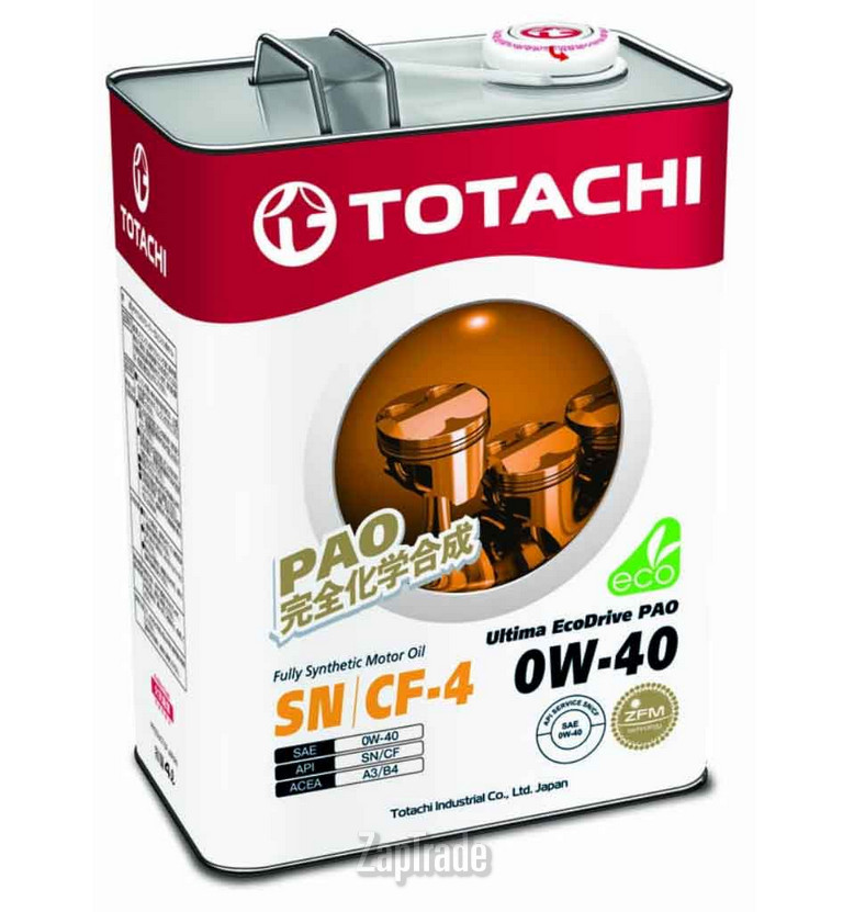 Купить моторное масло Totachi Ultima EcoDrive PAO Синтетическое | Артикул 4562374698543