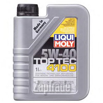 Купить моторное масло Liqui moly Top Tec 4100 Синтетическое | Артикул 3700