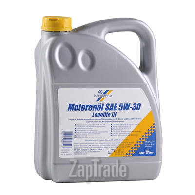 Купить моторное масло Cartechnic Engine oil SAE 5W-30 Longlife III Синтетическое | Артикул 4027289007557