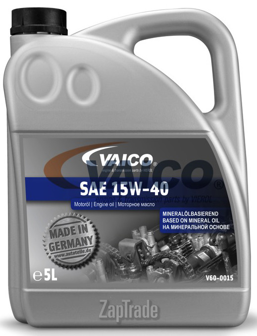 Купить моторное масло Vaico SAE 15W-40 Минеральное | Артикул V60-0015
