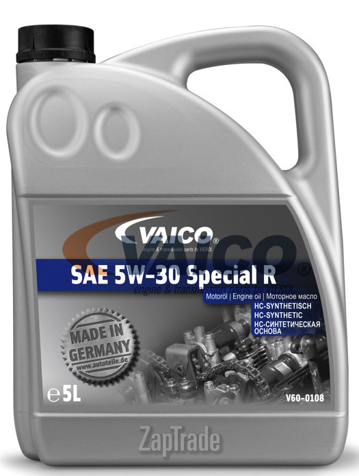 Купить моторное масло Vaico SAE 5W-30 Special R Синтетическое | Артикул V60-0108