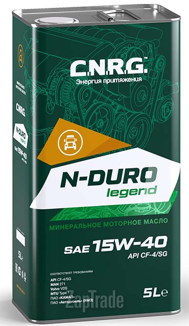 Купить моторное масло C.n.r.g. N-Duro Legend Минеральное | Артикул CNRG-029-0005