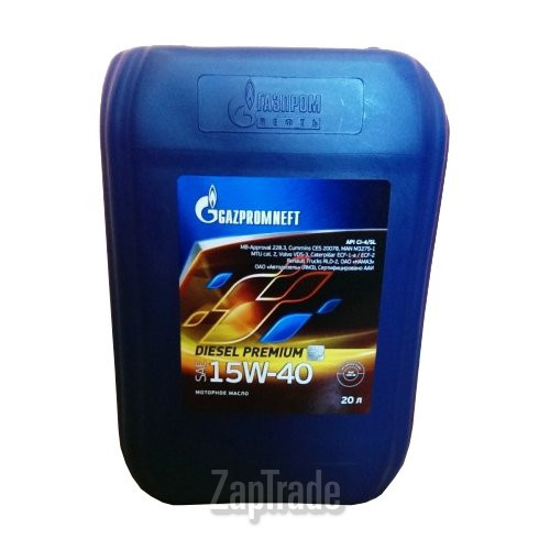 Купить моторное масло Gazpromneft Diesel Premium 15W-40 Минеральное | Артикул 4650063110121