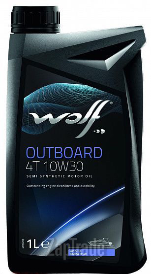 Купить моторное масло Wolf OUTBOARD 4T 10W30 Полусинтетическое | Артикул 8302305