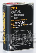 Купить моторное масло Mannol 7713 O.E.M. for Hyundai Kia Синтетическое | Артикул 4056